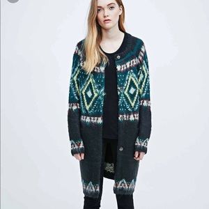 Free People Fair Isle Cardigan XS